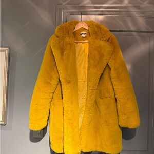 Apparis Mustard Teddy Jacket